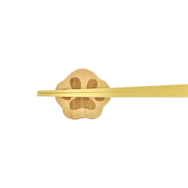 〔万作セレクト〕木製箸置き-Mio（ もくせいはしおき-みゃお)