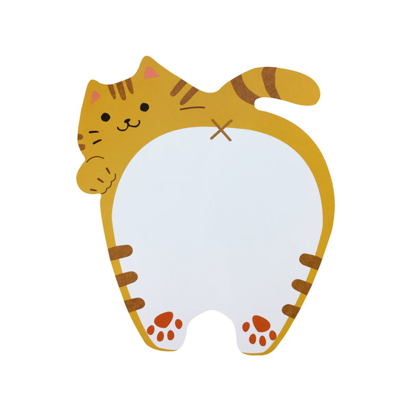 【猫まっしぐらセレクト】 にゃんこのおしり・猫のマグネットホワイトボード・ペン付 トラ猫