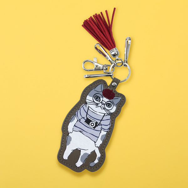 猫まっしぐらセレクト】アニマルモード 猫のキーホルダー-シナモン|猫