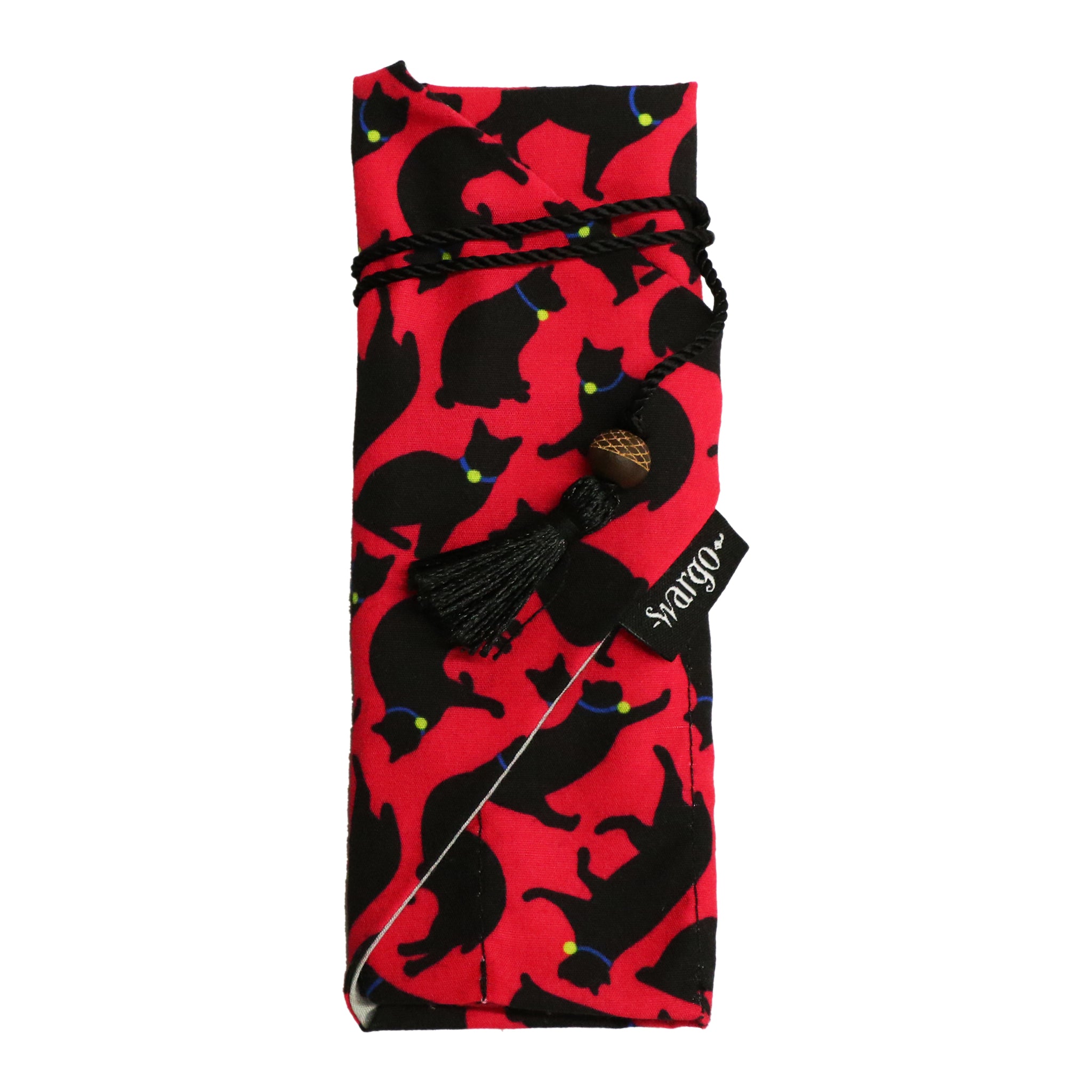 かんざし巻袋-黒猫｜普段使いの簪・ヘアアクセサリーブランド