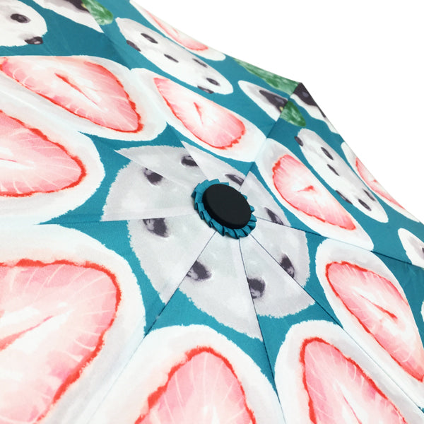 和柄テキスタイル 三つ折り畳み傘‐四色大福（わがらてきすたいる みつ折りたたみ傘-よんしょくだいふく）