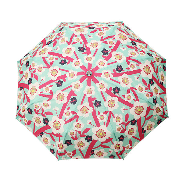 和柄テキスタイル 三つ折り畳み傘‐晴桜｜おしゃれな和柄傘ブランド［和 