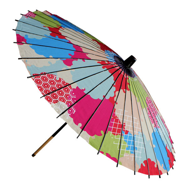 舞妓傘‐雪輪｜おしゃれな和柄傘ブランド［和傘や北斎グラフィック］