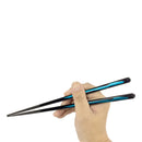 〔万作セレクト〕若狭塗 食洗夫婦箸-大和川（わかさぬり しょくせんめおとはし-やまとがわ)