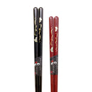 〔万作セレクト〕若狭塗 食洗夫婦箸-飛兎（わかさぬり しょくせんめおとはし-とびうさぎ)