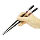 〔万作セレクト〕若狭塗 食洗夫婦箸-とんぼ玉・悠久（わかさぬり しょくせんめおとはし-とんぼだま・ゆうきゅう)