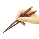 〔万作セレクト〕若狭塗 玉子供箸（わかさぬり たまこどもはし)