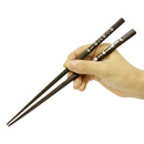 〔万作セレクト〕若狭塗 先角夫婦箸-金桜（わかさぬり さきづのめおとはし-かなざくら)