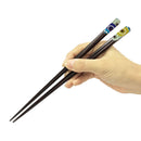 〔万作セレクト〕若狭塗 天削子供箸-天宝和傘（わかさぬり てんそげこどもはし-てんぽうわがさ)