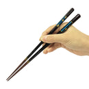 〔万作セレクト〕若狭塗 夫婦箸-梅飾（わかさぬり めおとはし-うめかざり)