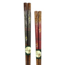 〔万作セレクト〕若狭塗 八角夫婦箸-宵桜（わかさぬり はっかくめおとはし-よいざくら)