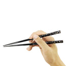 〔万作セレクト〕若狭塗 夫婦箸-貝散（わかさぬり めおとはし-かいちらし)