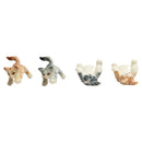 〔万作セレクト〕大陸焼 箸置き-虎猫（たいりくやき はしおき-とらねこ)