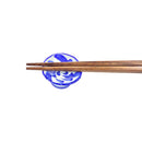 〔万作セレクト〕大陸焼 高台皿箸置き-・（たいりくやき こうだいざらはしおき-・)