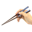 和柄万作食洗箸-市松（わがらまんさくしょくせんはし-いちまつ)