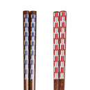 和柄万作食洗箸-矢絣（わがらまんさくしょくせんはし-やがすり)