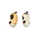 〔万作セレクト〕大陸焼 箸置き-飛付猫（たいりくやき はしおき-とびつきねこ)