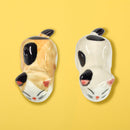 〔万作セレクト〕大陸焼 箸置き-飛付猫（たいりくやき はしおき-とびつきねこ)