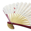 【白扇堂セレクト】布扇子-涼あそび(【はくせんどうせれくと】ぬのせんす-りょうあそび)