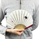 【白扇堂セレクト】布扇子-涼あそび(【はくせんどうせれくと】ぬのせんす-りょうあそび)