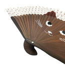 【白扇堂セレクト】布扇子-ミーニャ(【はくせんどうせれくと】ぬのせんす-みーにゃ)