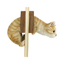 【猫まっしぐらセレクト】 壁掛け・猫の置物-ネコトンネル トラ猫