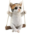 【猫まっしぐらセレクト】 猫の置物-ブランコ