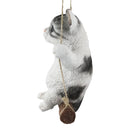 【猫まっしぐらセレクト】 猫の置物-ブランコ