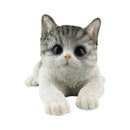 【猫まっしぐらセレクト】 猫の置物-リラックス