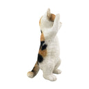 【猫まっしぐらセレクト】 猫の置物-手をあげろ