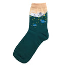 【猫まっしぐらセレクト】 猫の涼感靴下-白猫