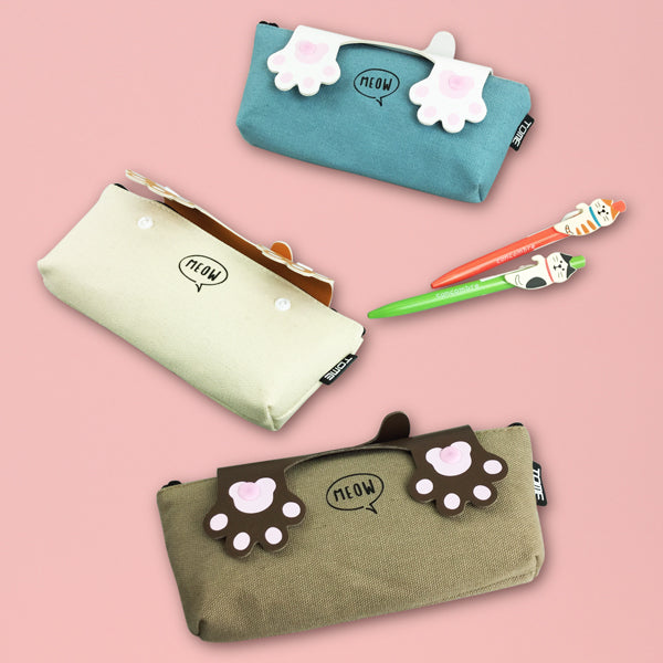 【猫まっしぐらセレクト】 猫のペンケース-猫の手
