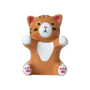 【猫まっしぐらセレクト】Hasikko 猫の箸と箸置きセット-茶トラ猫