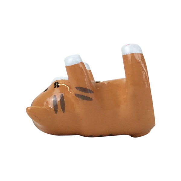 【猫まっしぐらセレクト】Hasikko 猫の箸と箸置きセット-茶トラ猫