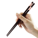 【猫まっしぐらセレクト】 食洗機対応・猫のとんぼ玉夫婦箸-いねむり猫