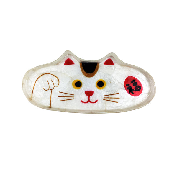 【猫まっしぐらセレクト】 日本の招福モチーフ・猫のカピストレー-招き猫