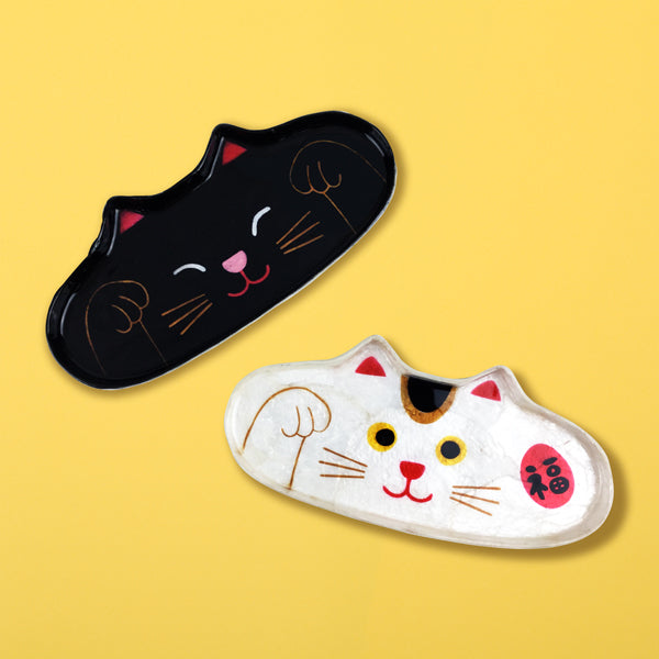 【猫まっしぐらセレクト】 日本の招福モチーフ・猫のカピストレー-招き猫