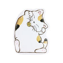 【猫まっしぐらセレクト】 にゃんこのおなか・猫のマグネットホワイトボード 三毛猫