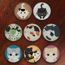 猫まっしぐら特製マグネット -三毛猫まっしぐら/黒猫まっしぐら/猫集会/眠り三毛猫/眠り黒猫/サバトラ猫/招き猫/茶トラ猫（ねこまっしぐらとくせいマグネット-みけねこまっしぐら/くろねこまっしぐら/ねこしゅうかい/ねむりみけねこ/ねむりくろねこ/さばとらねこ/まねきねこ/ちゃとらねこ）