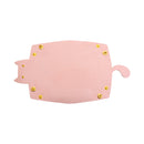 【猫まっしぐらセレクト】組み立て式 猫型レザートレイ ピンク（くみたてしき ねこがたれざーとれい）