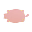 【猫まっしぐらセレクト】組み立て式 猫型レザートレイ ピンク（くみたてしき ねこがたれざーとれい）