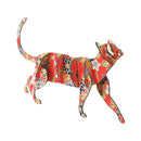 【猫まっしぐらセレクト】越前和紙 猫の3Dパズル-歩き（えちぜんわし ねこの3Dぱずる-あるき）