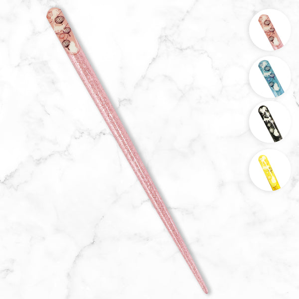 猫面を被った君と見上げた桜。　鬼灯と刀一本かんざし　和装小物　蝶 猫面を被った君と見上げた桜。 鬼灯と刀一本かんざし