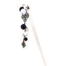 牛角透かし飾り一本簪-若葉/空/桃(ぎゅうつのすかしかざりいっぽんかんざし)