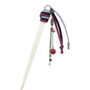 牛角トルコ石一本簪-青/赤(ぎゅうつのとるこいしいっぽんかんざし)