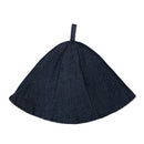 デニムチェックサウナハット