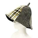 デニムチェックサウナハット