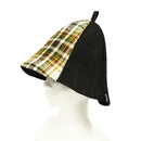 デニムチェックサウナハット