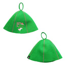 フェルト刺繍サウナハット