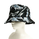 HG和柄テキスタイル バケット型サウナハット(わがらてきすたいる バケット型サウナハット)